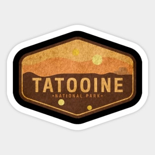 Tatooine National Park - RETRO Sticker